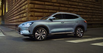 Un BYD Seal U DM-i híbrido enchufable. Imagen cedida por la marca.