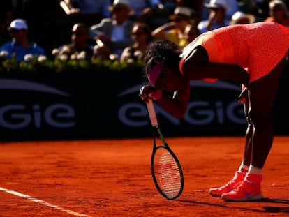 Serena Williams, mareada ante Bacsinszky.