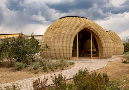 Prototipo de Casa de tierra impresa en 3-D, diseñada por Mario Cuncinella