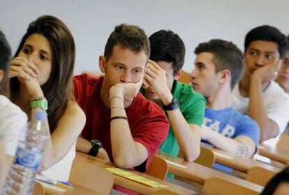 Pruebas de Selectividad en la Universidad Autonoma de Barcelona (UAB).  