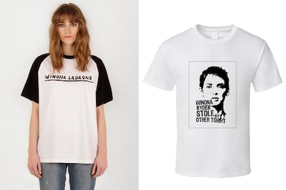 Camiseta de la firma espa?ola Kling y otro de los modelos que an se vende en tiendas de camisetas personalizadas online.