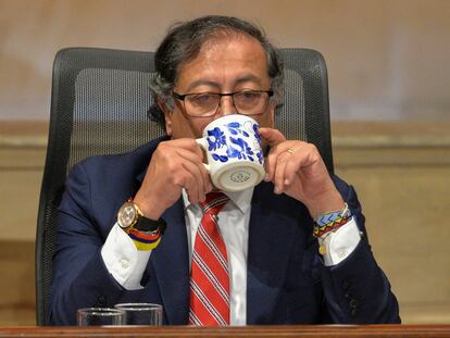 Gustavo Petro en el Congreso de la República, el 20 de julio.