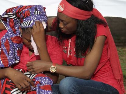 Una noia que va aconseguir escapar de Boko Haram.