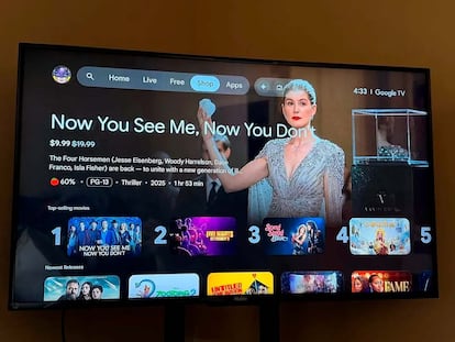 Nueva pestaña Tienda en la pantalla de inicio de Google TV