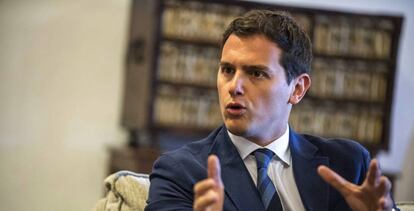 El presidente de Ciudadanos, Albert Rivera.