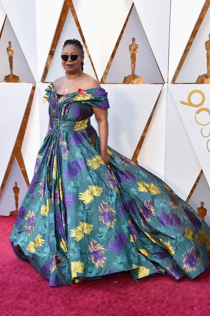 A vencedora do Oscar Whoopi Goldberg.