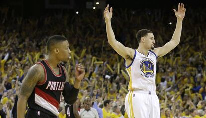 Klay Thompson y Damian Lillard.