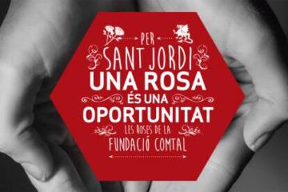 Campanya: "Per Sant Jordi una rosa és una oportunitat".