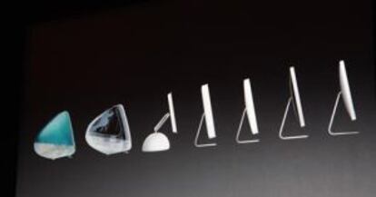 Evolución del iMac 1999-2012.