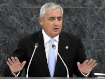 En la imagen, el presidente de Guatemala, Otto Pérez Molina, EFE/Archivo