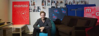 Tom Blomfield, consejero delegado de Monzo, un banco para aplicaciones móviles.