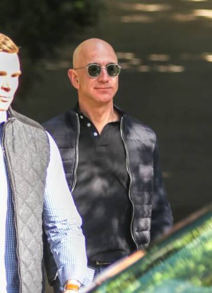 Jeff Bezos el pasado febrero en Los Angeles (California).