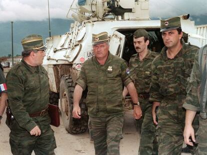 El general Ratko Mladic en 1993.