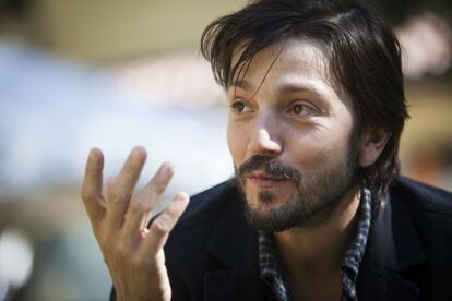 Diego Luna, el jueves en Ciudad de M&eacute;xico.