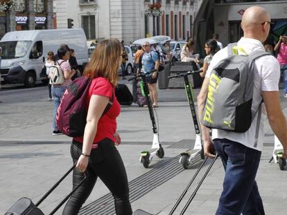 Turistas en Madrid