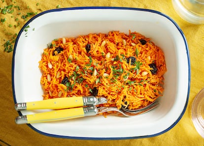 Receta carottes râpées ensalada de zanahoria