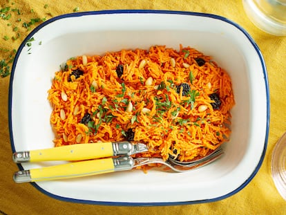 Receta carottes râpées ensalada de zanahoria