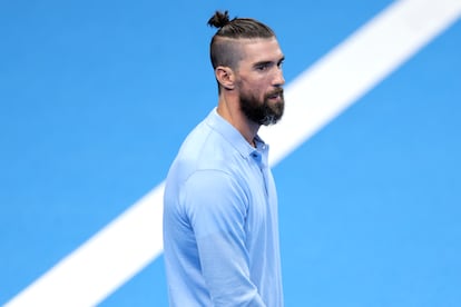 Michael Phelps, durante los Juegos de París.