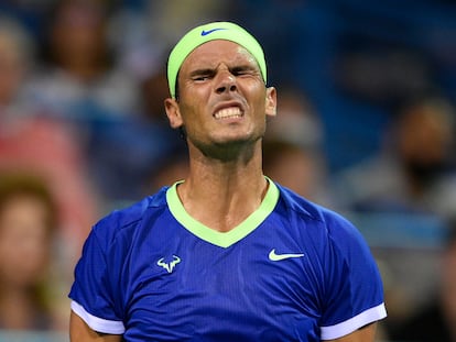 Rafa Nadal, durante el torneo Citi Open en Washington.