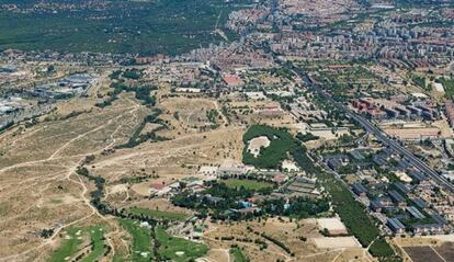 Vista aérea de la zona donde se llevará a cabo la Operación Campamento.