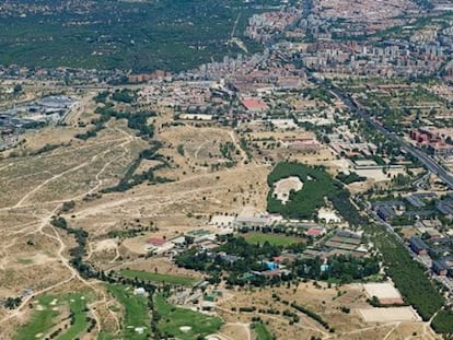 Vista aérea de la zona donde se llevará a cabo la Operación Campamento.