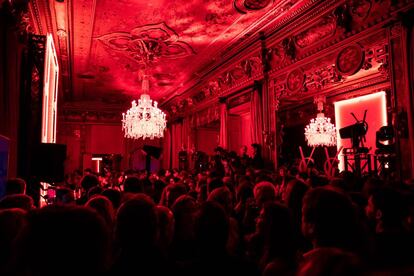 El Palacio de Santoña durante el concierto de Rosalía.