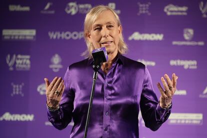 Navratilova, durante un acto reciente en Guadalajara (México).