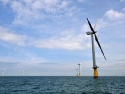 El proyecto London Array se extiende lo largo de 20 kil&oacute;metros de la costa de Kent, al este de Inglaterra. 