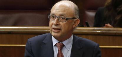 El ministro de Hacienda y Administraciones P&uacute;blicas, Crist&oacute;bal Montoro.