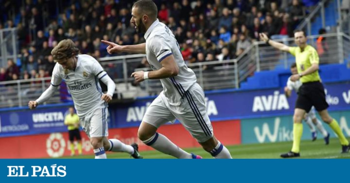 El Real Madrid golea al Eibar al son de Benzema y James | Deportes | EL ...
