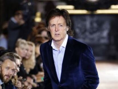 Paul McCartney, en primera fila en la pasarela de su hija Stella.