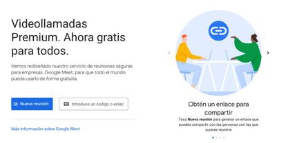 Google Meet, ahora para todos los usuarios.