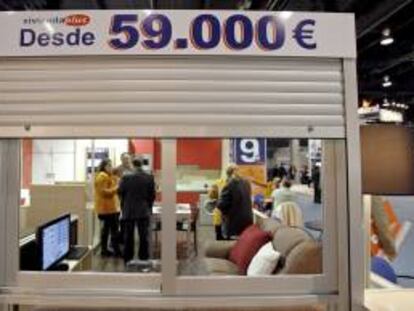 Imagen de un expositor en una Feria Inmobiliaria. EFE/Archivo