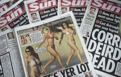 'The Sun' ha sortit per primer cop sense la fotografia de la noia en 'topless'.