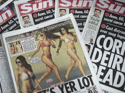 'The Sun' ha sortit per primer cop sense la fotografia de la noia en 'topless'.
