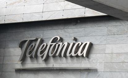 Logotipo de Telef&oacute;nica.