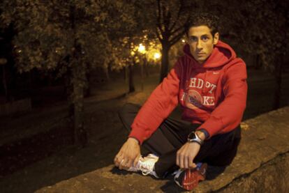 Pedro Nimo, fotografiado ayer en Santiago de Compostela.