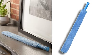 Este plumífero es ideal no solo para eliminar la suciedad de un radiador de pared, también de uno portátil.