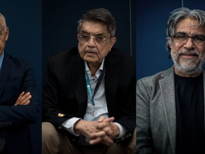 Jorge Ramos, Sergio Ramírez y Raúl Figueroa en la FIL.