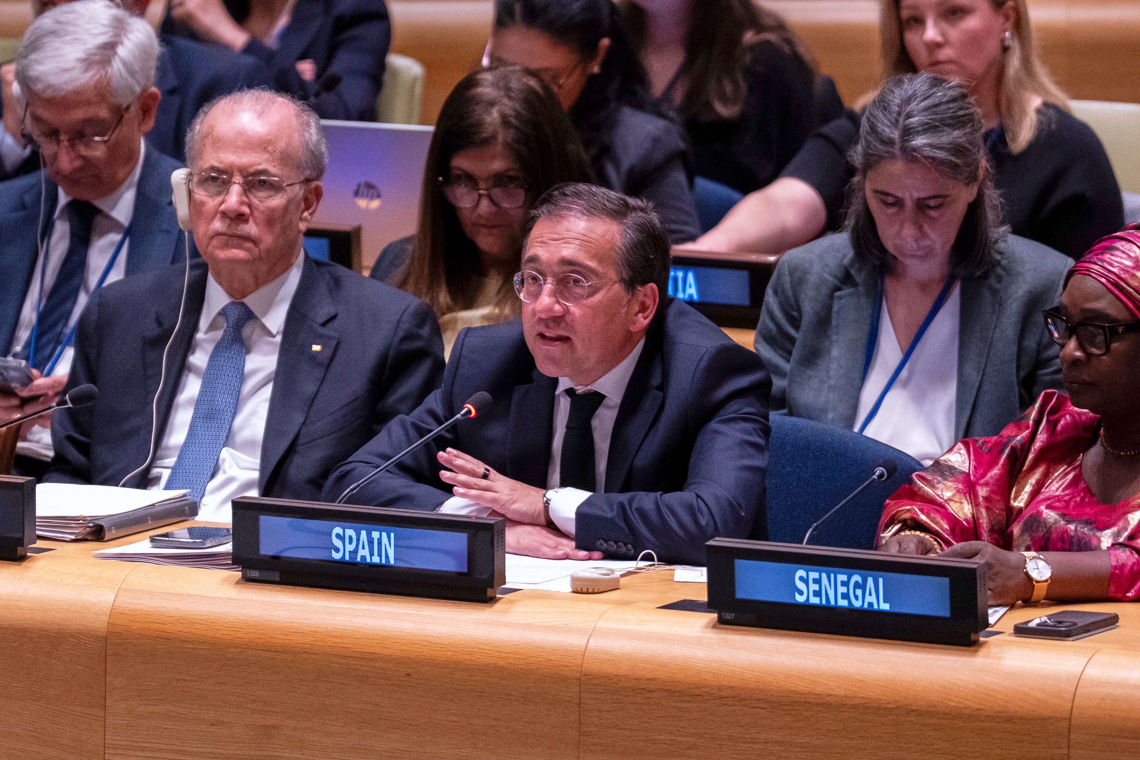 Washington tilda de bofetada a las víctimas de Hamás una conferencia de la ONU sobre la solución de los dos Estados