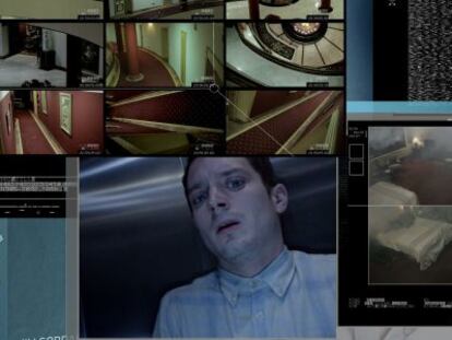 Elijah Wood y el sin fin de pantallas de Nacho Vigalondo en 'Open Windows'.