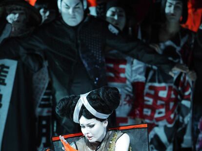 Un momento del montaje de <i>Turandot.</i>