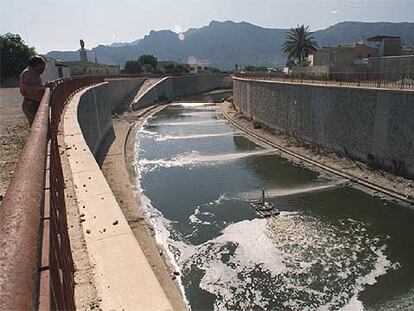 El río Segura a su paso por Orihuela.