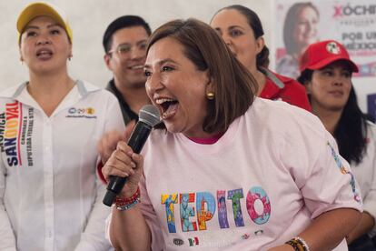 Xóchitl Gálvez en Ciudad de México, el 23 de mayo.