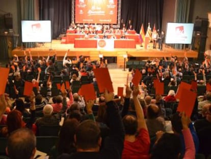 La asamblea de EUPV, reunida en L&#039; Eliana, ratifica las candidaturas auton&oacute;micas.