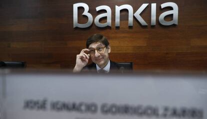 El presidente de Bankia, José Ignacio Goirigolzarri. 