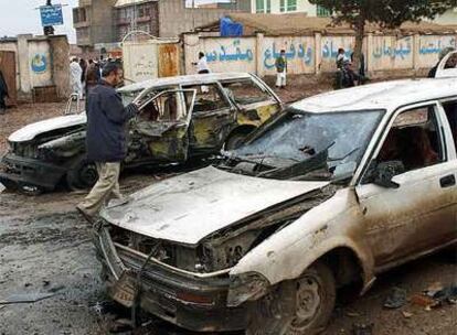 Atentado suicida en la provincia de Herat en marzo de 2007, en el que murieron dos civiles y 17 quedaron heridos.