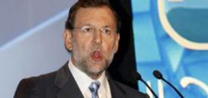 El presidente del PP, Mariano Rajoy