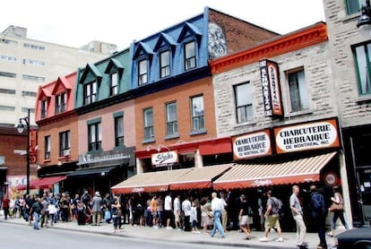 El Schwartz’s Hebrew Delicatessen, en Montreal.