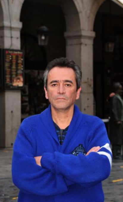 El escritor y periodista colombiano Evelio Rosero, en Segovia. 